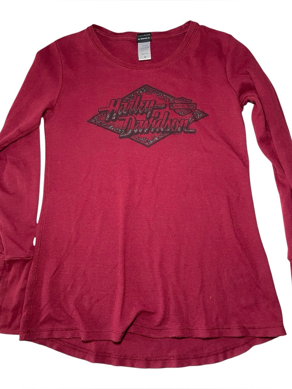 Harley-Davidson Women’s Long Sleeve Thermal Top | Size Medium | Made in USA